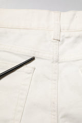 Dolce & Gabbana White Cotton Skinny Men Denim Jeans