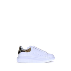 Alexander McQueen White Calf Leather Bos Taurus Platform Sneakers