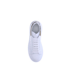 Alexander McQueen White Calf Leather Bos Taurus Platform Sneakers
