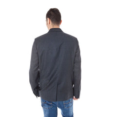 Calvin Klein Gray Wool Men Jacket