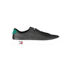 Tommy Hilfiger Black Polyester Sneaker