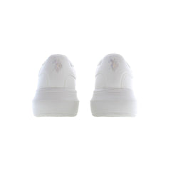 U.S. POLO ASSN. White Polyester Sneaker