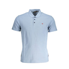 Napapijri Blue Cotton Polo Shirt