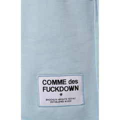 Comme Des Fuckdown Blue Cotton Short