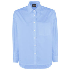 Comme Des Fuckdown Blue Cotton Shirt