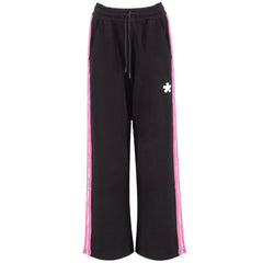 Comme Des Fuckdown Black Cotton Women Palazzo Pants