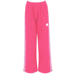 Comme Des Fuckdown Pink Cotton Women Palazzo Pants