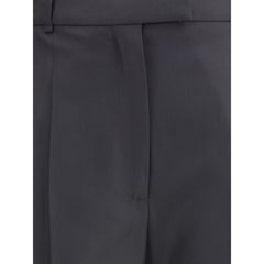 Alexander McQueen Black Wool Dress Pants