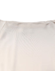 Roberto Cavalli Ivory Viscose Sheath Knee Length Dress