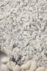 Dolce & Gabbana Metallic Bouclé Knit Cashmere Ruffled Shorts