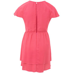 Armani Exchange Fuchsia Viscose Casual Dress
