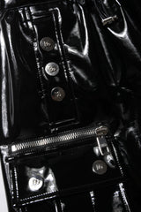 Dolce & Gabbana Black High Waist Cargo Bootcut Pants