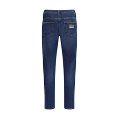 Dolce & Gabbana Blue Cotton Jeans Denim