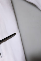 Dolce & Gabbana White Viscose Logo Women Full Zip Jacket