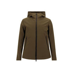 Woolrich Green Polyester Shell Jacket
