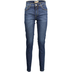 Kocca Blue Cotton Women Jean