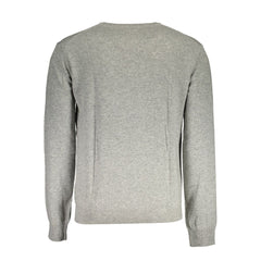 La Martina Gray Wool Sweater