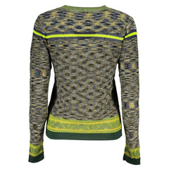 Desigual Green Cotton Sweater