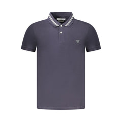 Guess Jeans Blue Cotton Polo Shirt