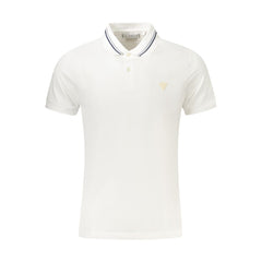 Guess Jeans White Cotton Polo Shirt