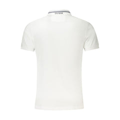 Guess Jeans White Cotton Polo Shirt