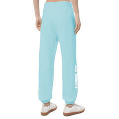 Comme Des Fuckdown Blue Cotton Women Sweatpant