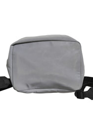 Dolce & Gabbana Gray Palermo Reflector Buckles Drawstring Backpack Bag
