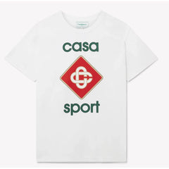 Casablanca White Cotton T-Shirt