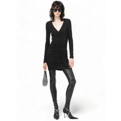 PINKO Black Nylon Dress