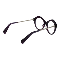 Yohji Yamamoto Purple Metal & Plastic Glasses (Frames)