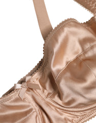 Dolce & Gabbana Pale Pink Underwired Balconette Bra Underwear