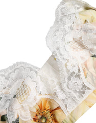 Dolce & Gabbana Multicolor Floral Print Non Wire Bra Underwear