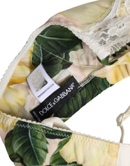 Dolce & Gabbana Multicolor Floral Print Non Wire Bra Underwear