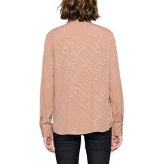 PINKO Beige Silk Women Shirt