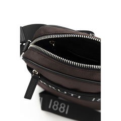 Cerruti 1881 Brown Leather Women Crossbody Bag