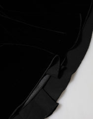 Dolce & Gabbana Black High Waist Fit Flared Midi Skirt