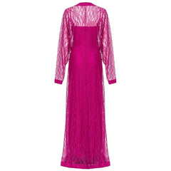 PINKO Purple Nylon Dress