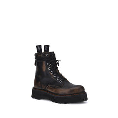 R13 Lace-up Ankle Boots