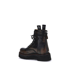 R13 Lace-up Ankle Boots
