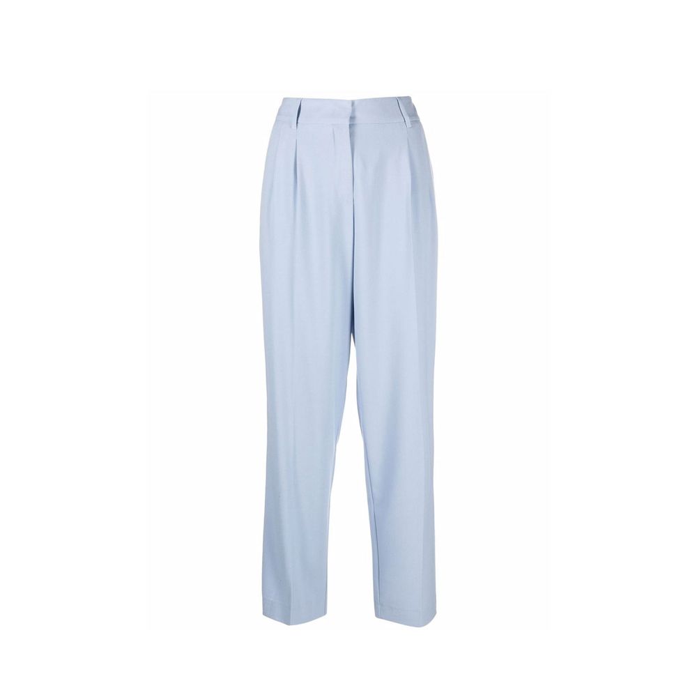 BLANCA VITA Blue Elastane Dress Pants