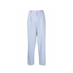 BLANCA VITA Blue Elastane Dress Pants