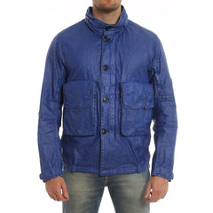 C.P. Company Blue Linen Shell Jacket