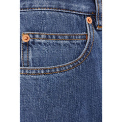 Valentino Wide Leg Denim Jeans