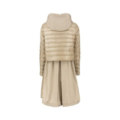 Herno Taffeta hem padded coat