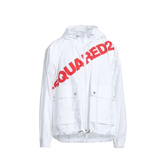 Dsquared² White Cotton Shell Jacket