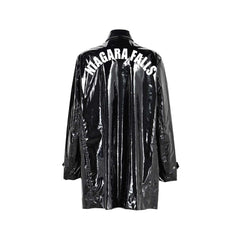 Dsquared² Black Polyethylene Coat