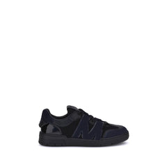 Moschino Leather and mesh Sneakers