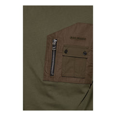 Balmain Green Cotton T-Shirt
