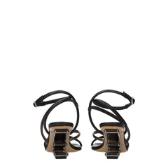 Fendi Multicolor Leather Sandals