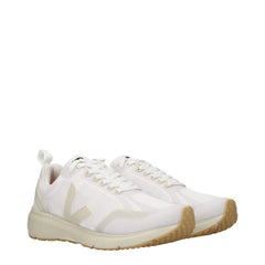 Veja White Fabric Athletic Sneakers